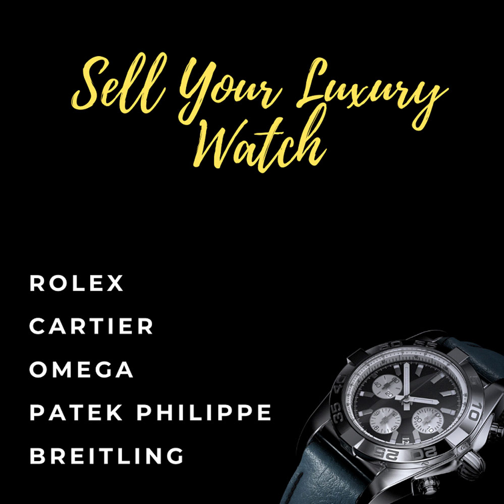 Buyers of Rolex, Cartier, Omega, Patek Philippe, Breitling Watches